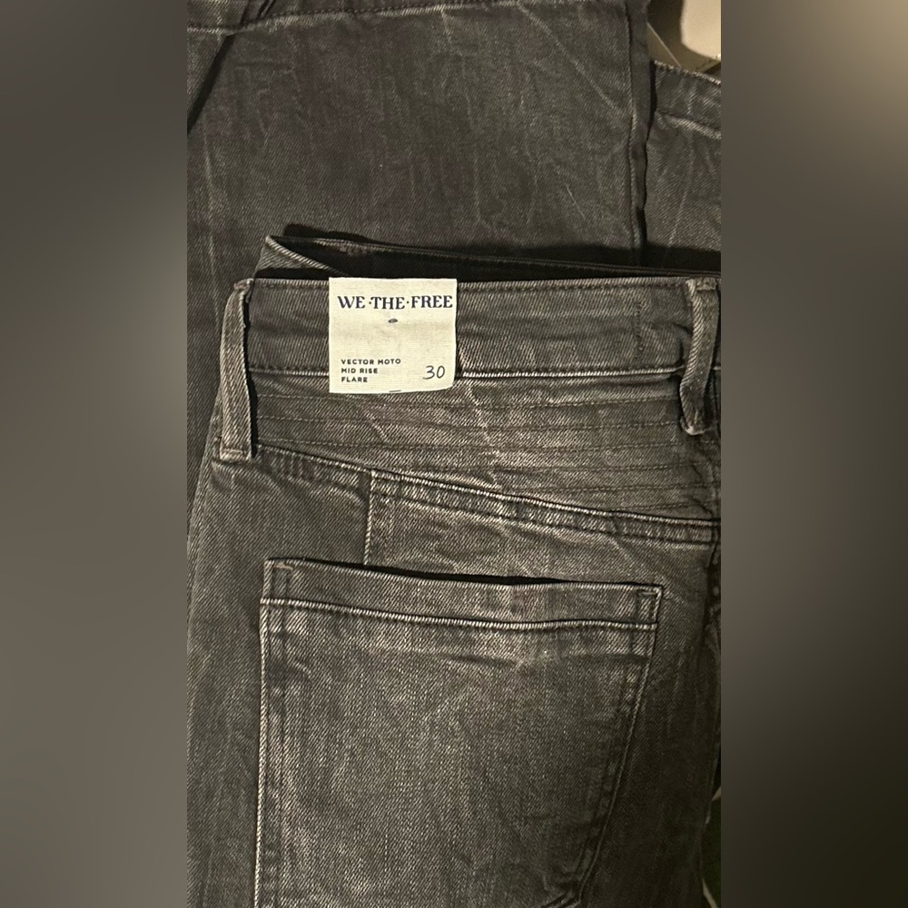 NWT Free People • We the Free • Vector Moto Jeans 30 - Picture 7 of 13